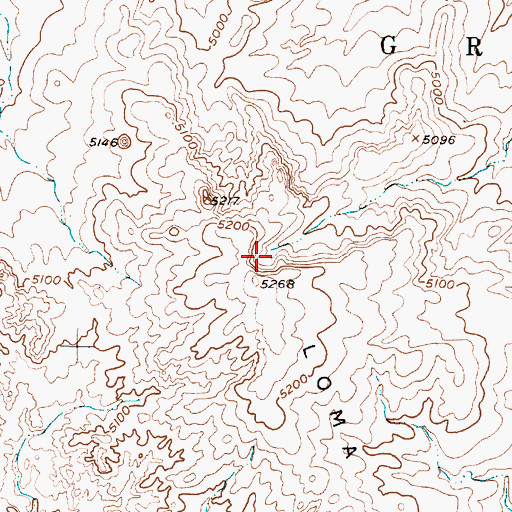Topographic Map of Loma Blanca, NM