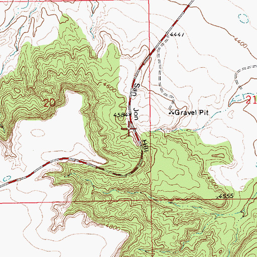Topographic Map of San Jon Hill, NM