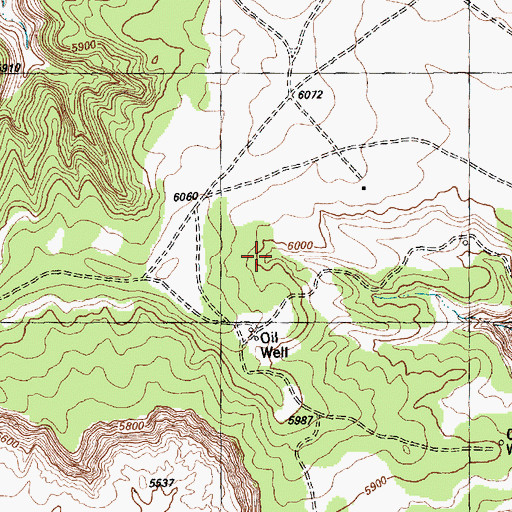 Topographic Map of Big Horse Trail Draw, NM
