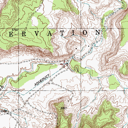 Topographic Map of Rocky Canyon, NM