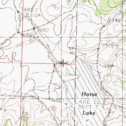 Topographic Map of Boiler Canyon, NM