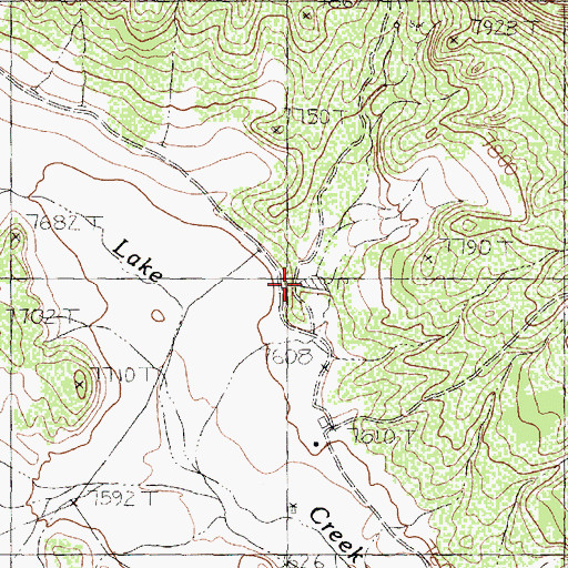 Topographic Map of Sulphur Canyon, NM