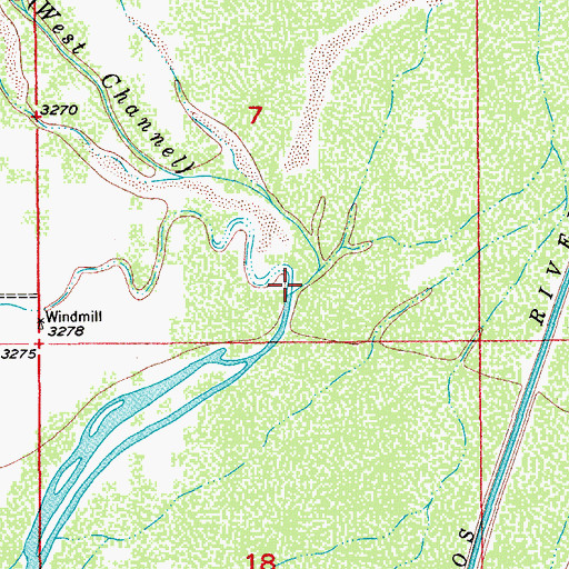 Topographic Map of Fourmile Draw, NM