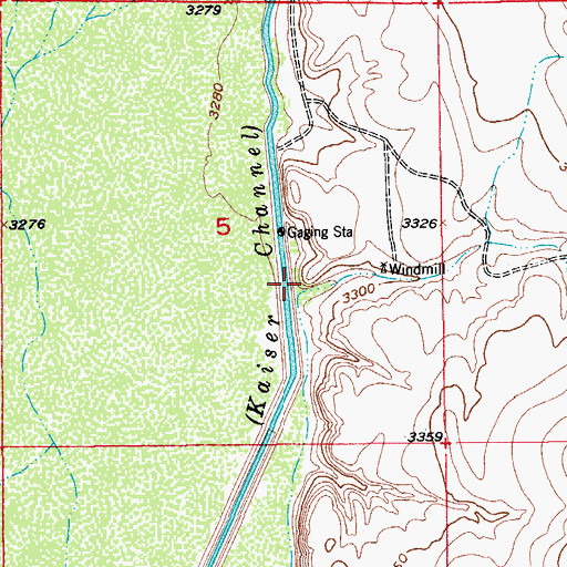 Topographic Map of Pecos River, NM