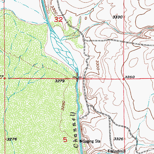 Topographic Map of Pecos River, NM