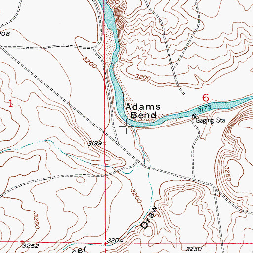 Topographic Map of Spencer Draw, NM
