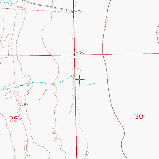 Topographic Map of Volcano Draw, NM