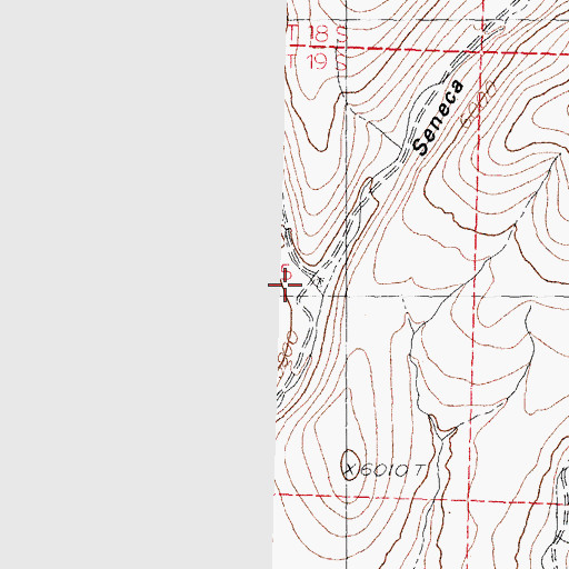 Topographic Map of Oak Canyon, NM