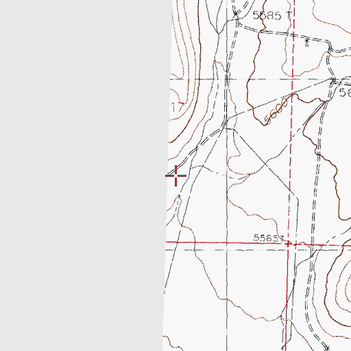 Topographic Map of Seneca Canyon, NM