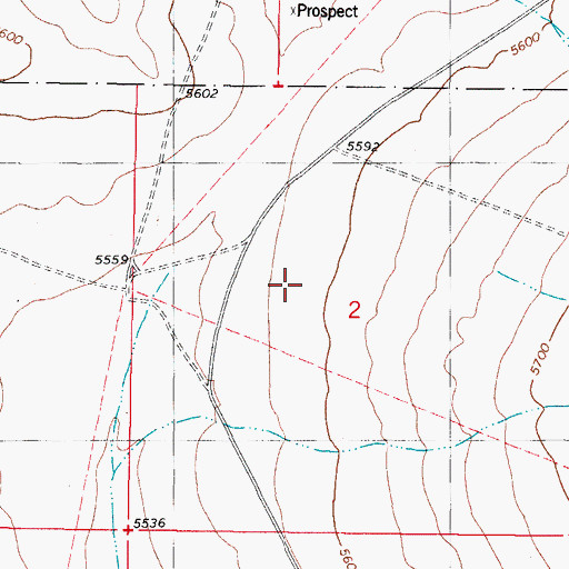 Topographic Map of Smith Well, NM