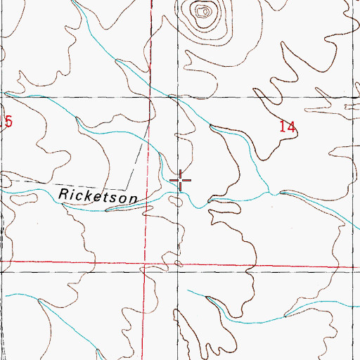 Topographic Map of Abernathy Draw, NM