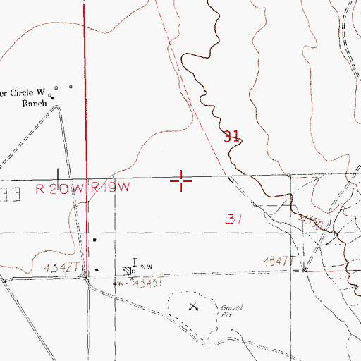 Topographic Map of Animas River, NM