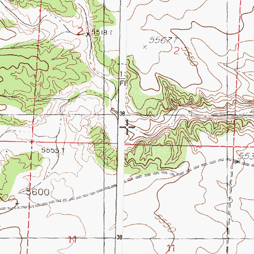 Topographic Map of Arroyo Pato, NM
