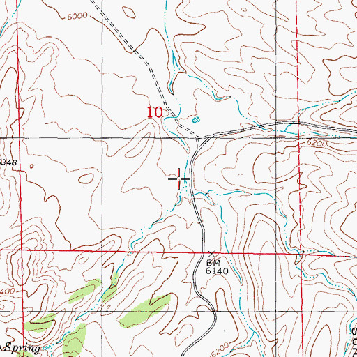 Topographic Map of Soldier Hole Canyon, NM