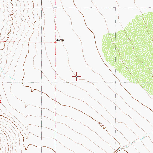 Topographic Map of Pioneer Jr Mine, NM