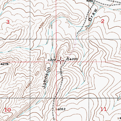 Topographic Map of Rocky Well, NM