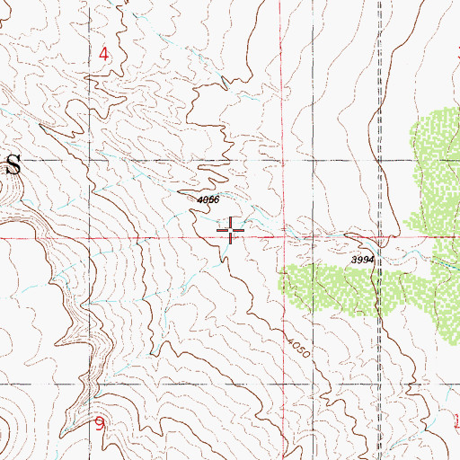 Topographic Map of Maverick Canyon, NM