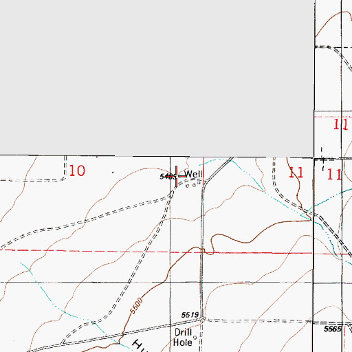 Topographic Map of Shelerville Canyon, NM