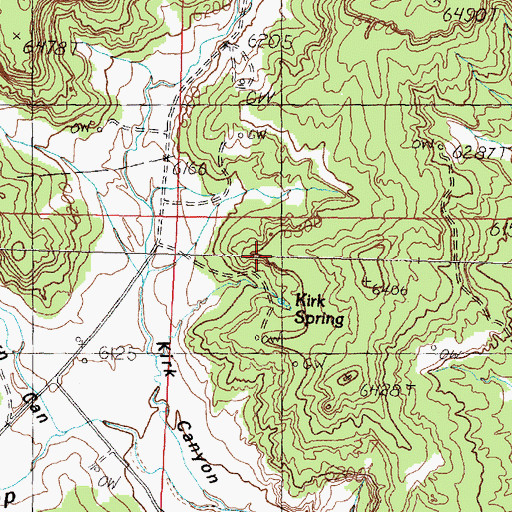 Topographic Map of Cabin Canyon, NM