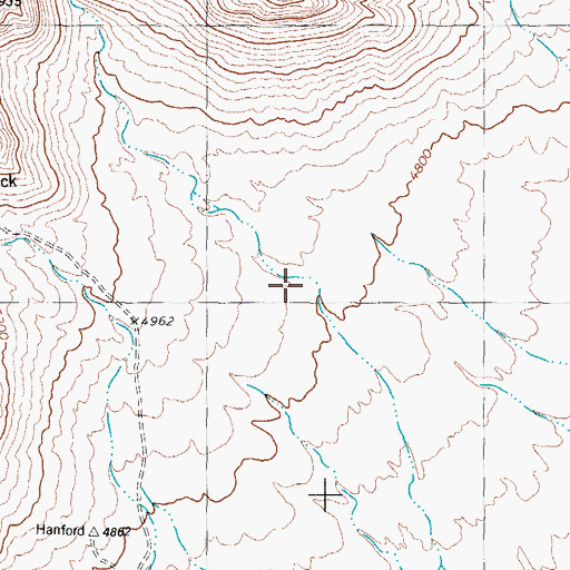 Topographic Map of White Rock Canyon, NM