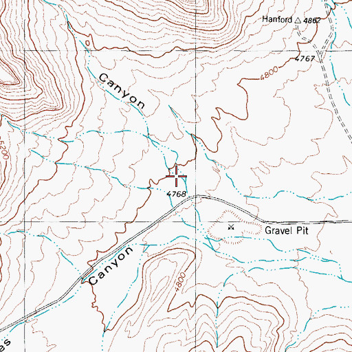 Topographic Map of Seep Canyon, NM