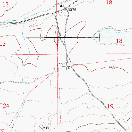 Topographic Map of Prickett Tank, NM