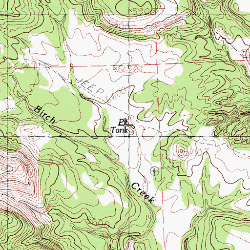 Topographic Map of Pit Tank, NM