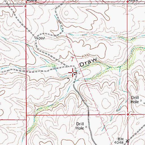 Topographic Map of Tatman Ranch, NM