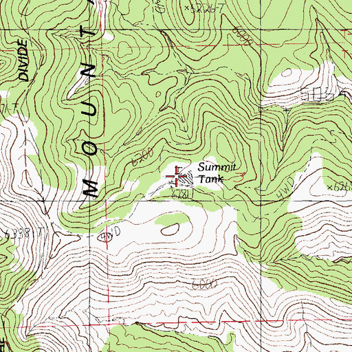 Topographic Map of Summit Tank, NM