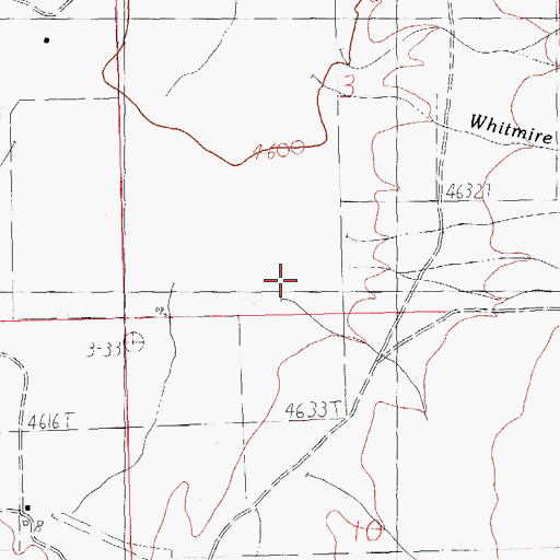 Topographic Map of McClean Creek, NM