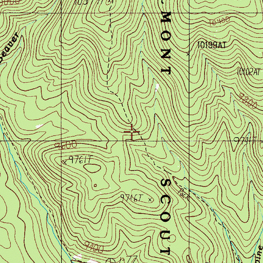 Topographic Map of Red Hills Camp, NM