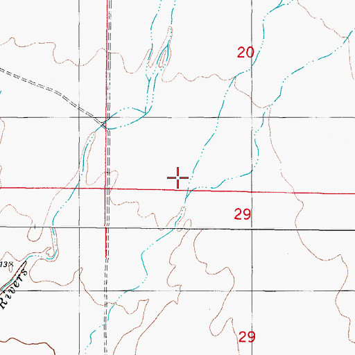 Topographic Map of Boone Draw, NM
