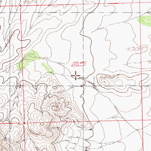 Topographic Map of Baylor Canyon, NM
