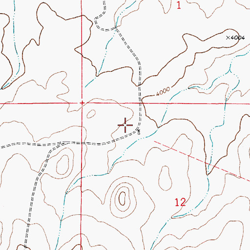 Topographic Map of W W Smith and Sons Ranch, NM