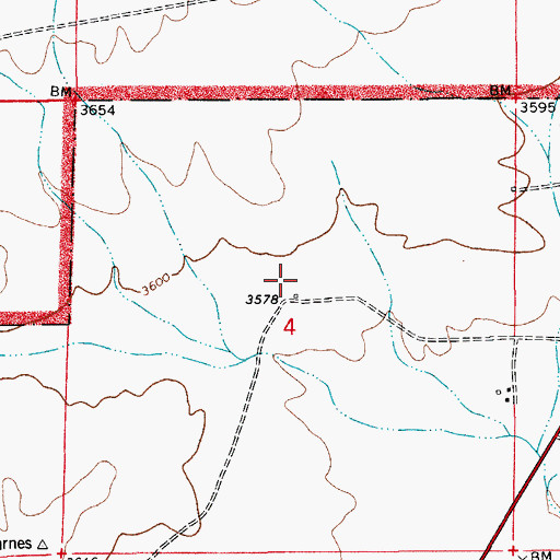 Topographic Map of Pipkin Ranch (historical), NM
