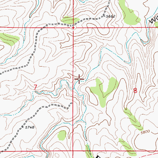 Topographic Map of Wildhorse Number 2 Tank (historical), NM