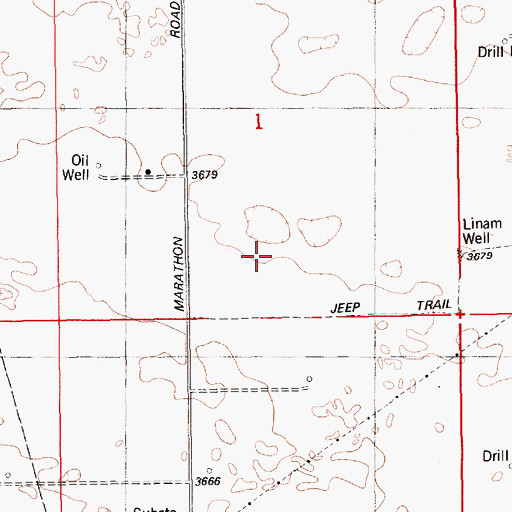 Topographic Map of Linam Well, NM