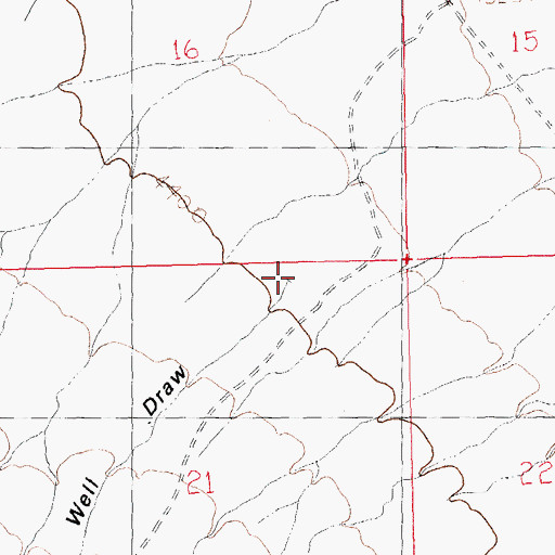 Topographic Map of New Well Draw, NM
