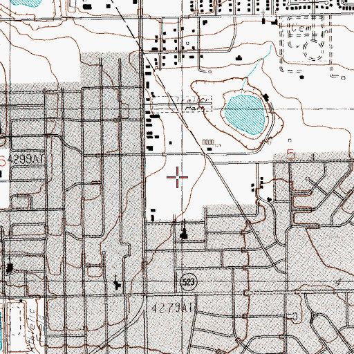 Topographic Map of North Plains Mall, NM