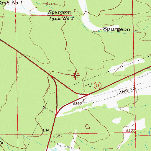 Topographic Map of Stevens Sawmill, NM