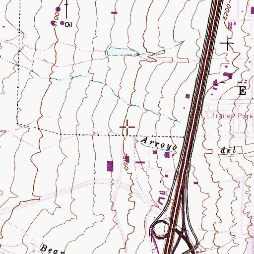 Topographic Map of HealthSouth Rehabilitation Hospital, NM