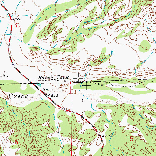 Topographic Map of Meanders Stage Station (historical), NM