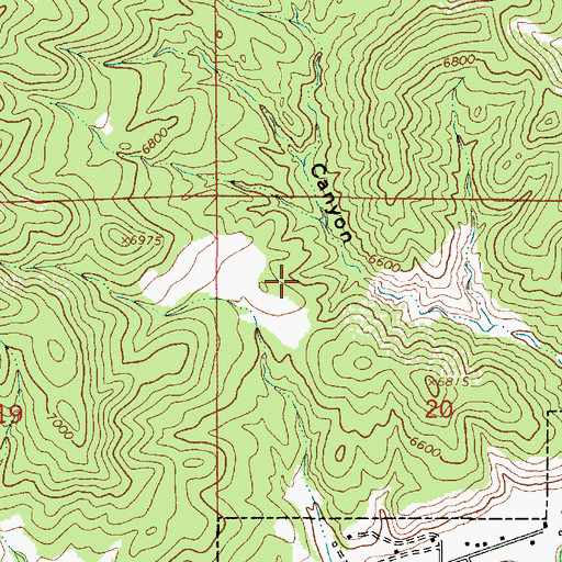 Topographic Map of Ruidoso Christian School, NM