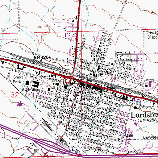 Topographic Map of Abundant Life Fellowship Inc, NM