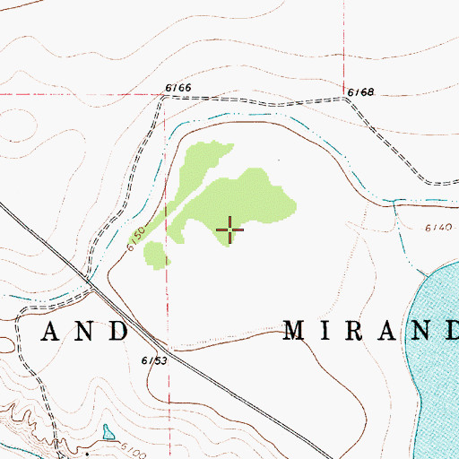Topographic Map of Lake Eight, NM