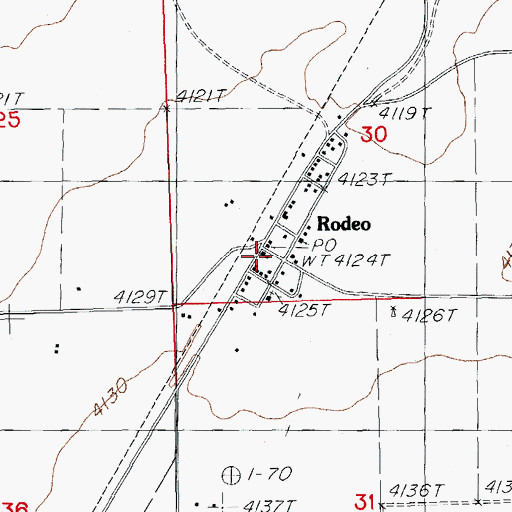 Topographic Map of Saint Simon Episcopal Mission, NM