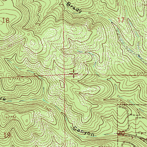 Topographic Map of Episcopal Church of the Holy Mount, NM