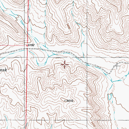 Topographic Map of Hays Gap, NM