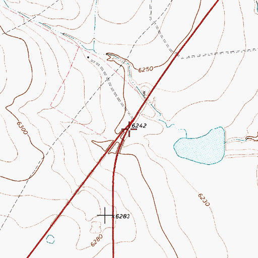 Topographic Map of Howie (historical), NM