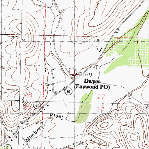 Topographic Map of San Jose, NM